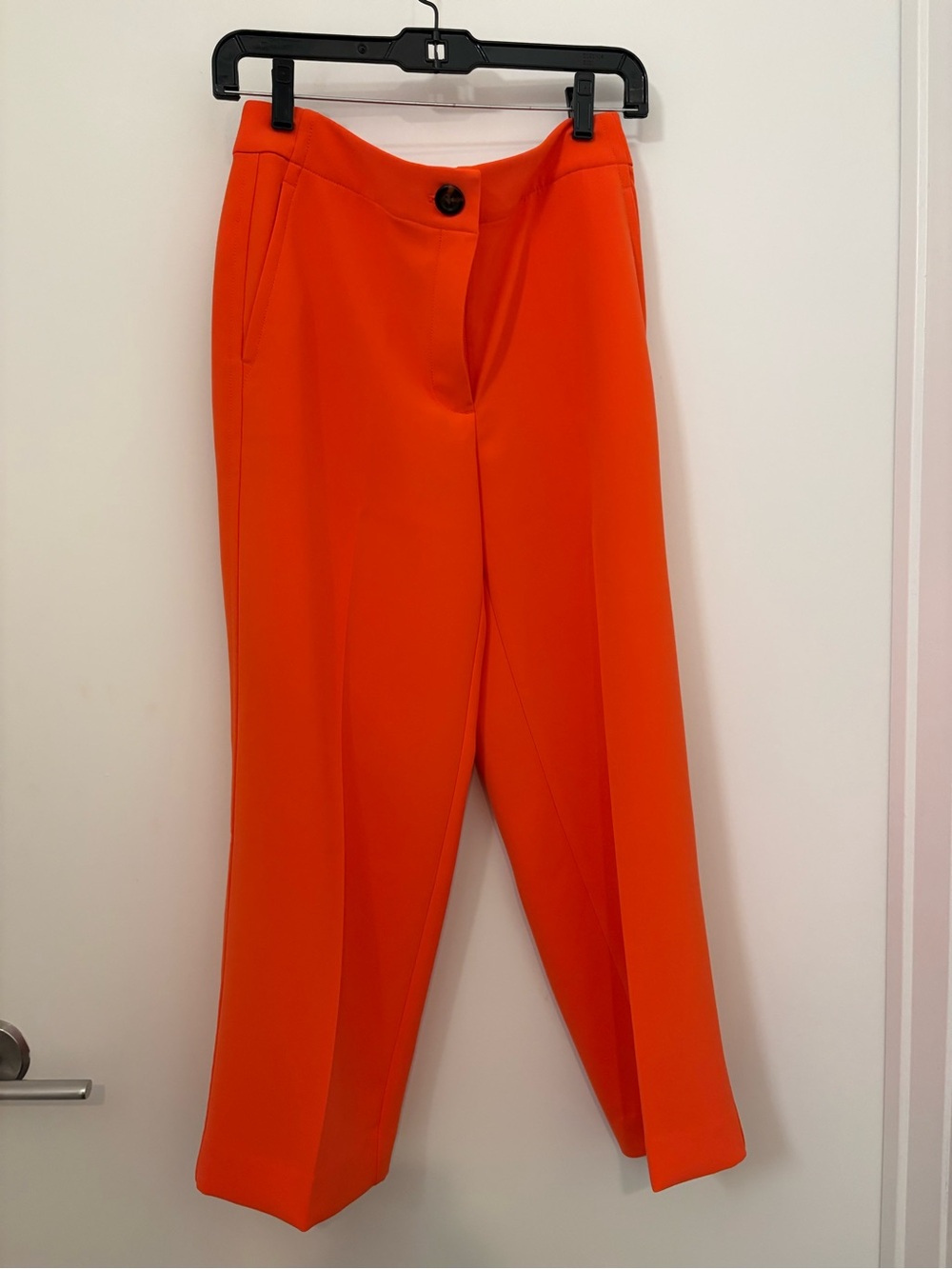 Ann Taylor Cropped Orange Women's Tailored Trousers